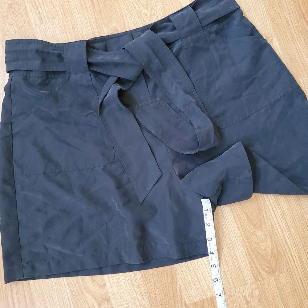 🌻VINCE CAMUTO🌻 Belted High Waist Shorts - [Size 12 * Black] - Picture 5 of 8